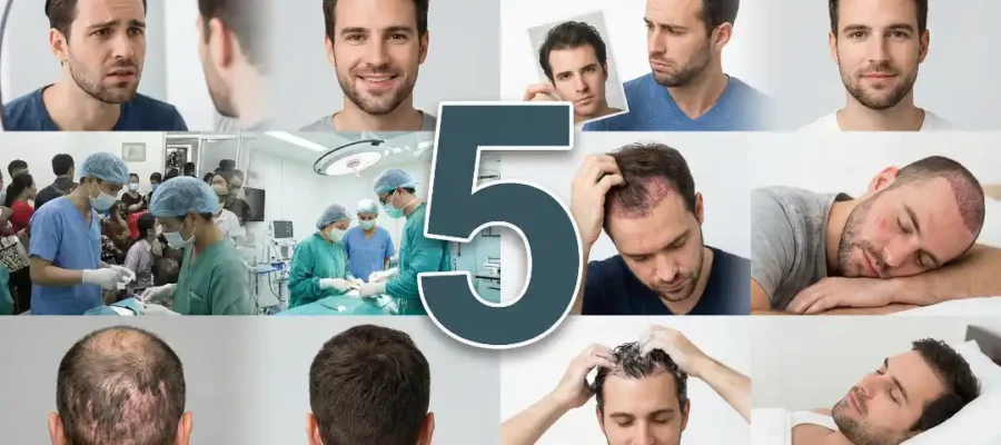 5 regrets après une greffe de cheveux (et comment les éviter) 1 5 regrets après une greffe de cheveux