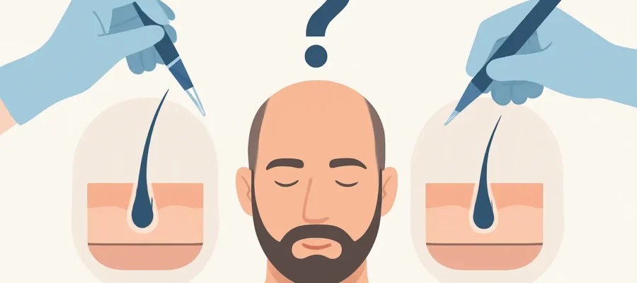 FUE Saphir ou DHI: quelle vraie différence?