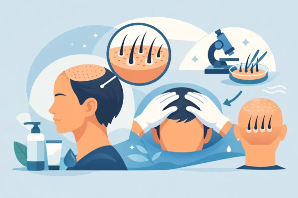 Comment préparer son cuir chevelu greffe