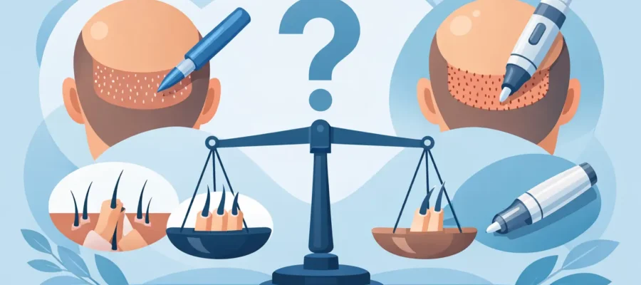 Comparatif FUE saphir DHI: quoi choisir ? 1 Comparatif FUE saphir DHI: quoi choisir ?