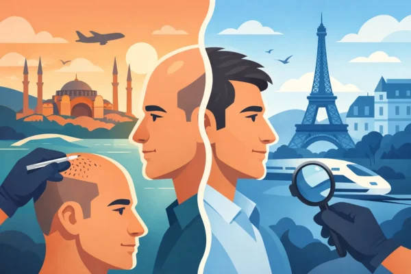 Turquie ou France greffe capillaire ?