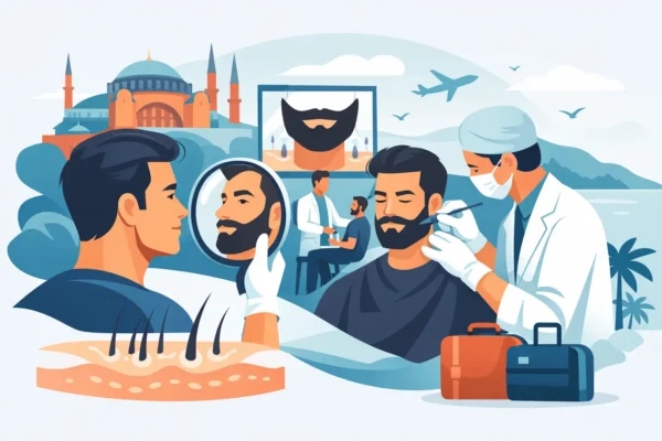 Meilleures cliniques greffe barbe Turquie