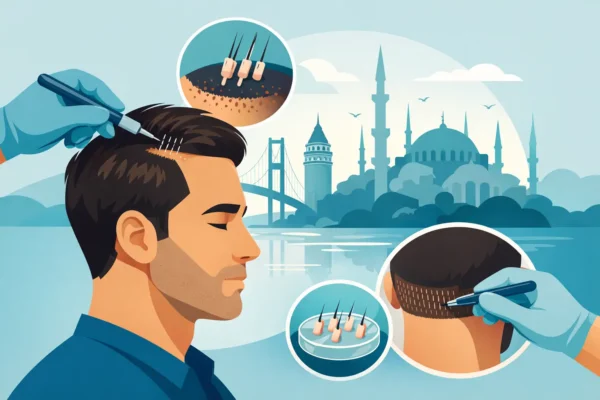 Microgreffes cheveux sans rasage Istanbul