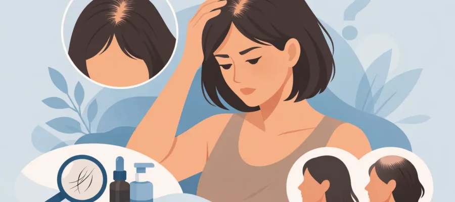 Alopécie diffuse féminine : quels cas traiter ?