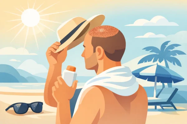 Protéger les greffons du soleil après greffe