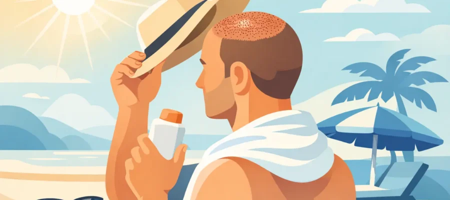 Protéger les greffons du soleil après greffe