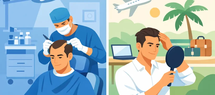 Forfait ou autonomie pour sa greffe de cheveux ?