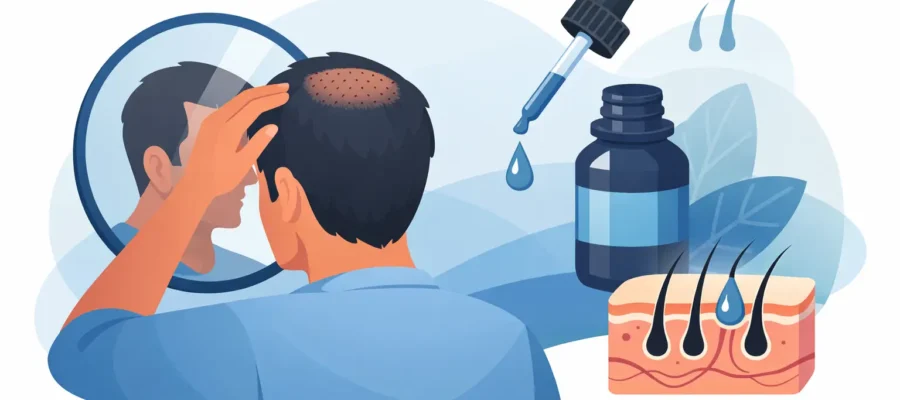 Prise de minoxidil après greffe capillaire