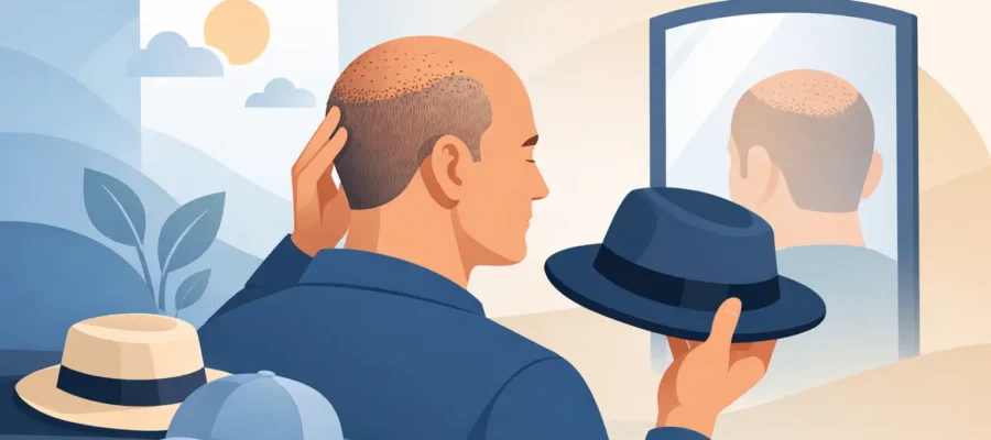 Un chapeau après greffe est-il possible ?