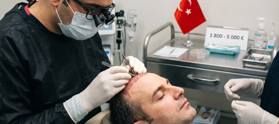 Greffe de cheveux Turquie prix